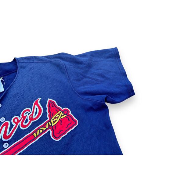 Vintage Atlanta Braves Wilson Baseball Jersey USA Made Team‎ Sewn Mississippi - Picture 5 of 12
